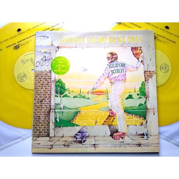 Elton John Goodbye Yellow Brick Road 1978 Vinyl LP Record Album COLORED Ltd Hype - Picture 2 of 10